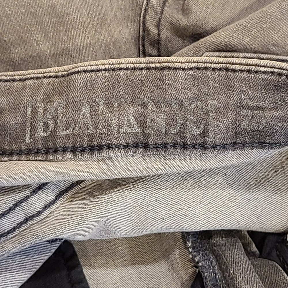 Blank NYC Light Gray Skinny Ankle Jeans with Zipper - Picture 8 of 10